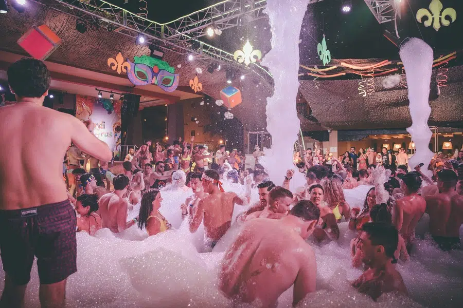 Denver sex party with foam