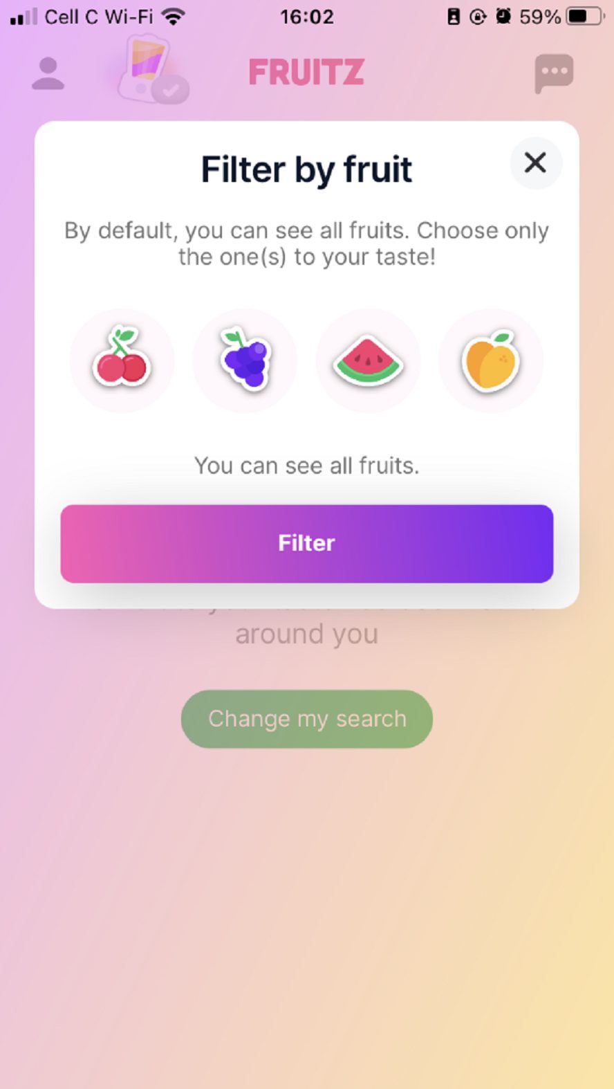Fruitz Filter by Fruit