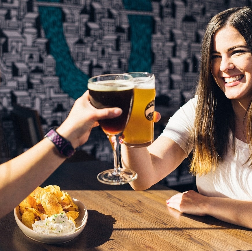 guy flirt with a girl in person