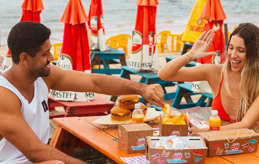 joking after sleeping together