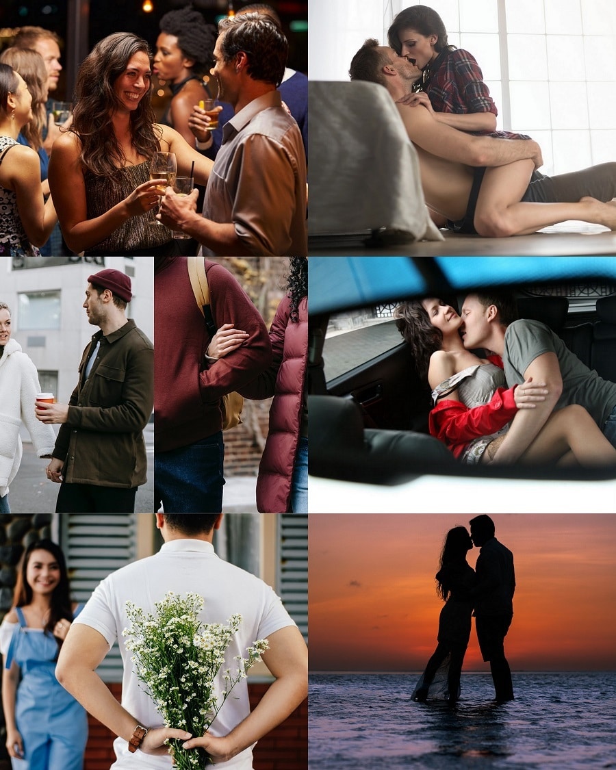 different levels of hooking up with someone