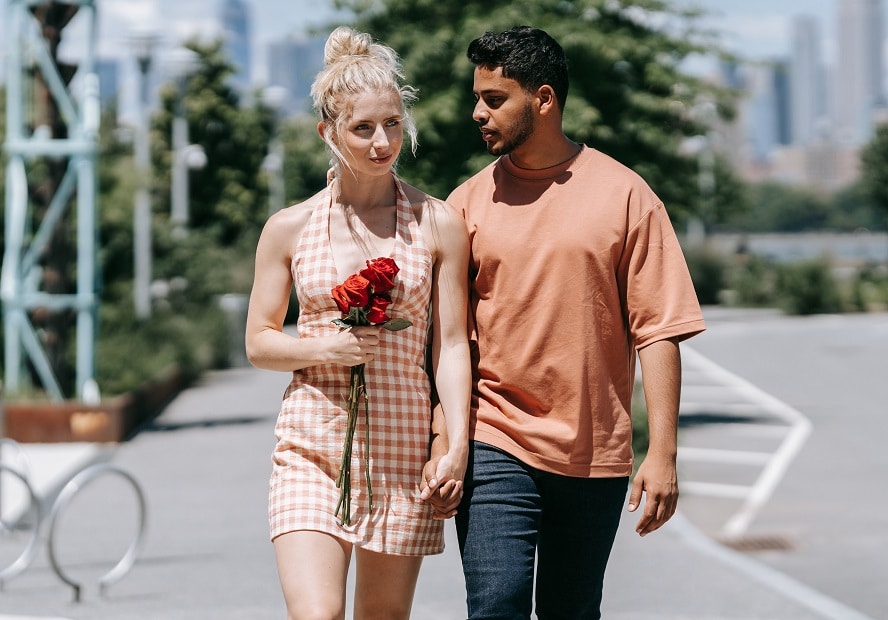 man connected with girl emotionally